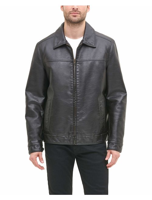 Tommy Hilfiger Men's Classic Faux Leather Jacket