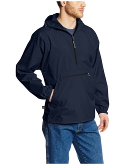 Charles River Apparel Pack-N-Go Wind & Water-Resistant Pullover (Reg/Ext Sizes)