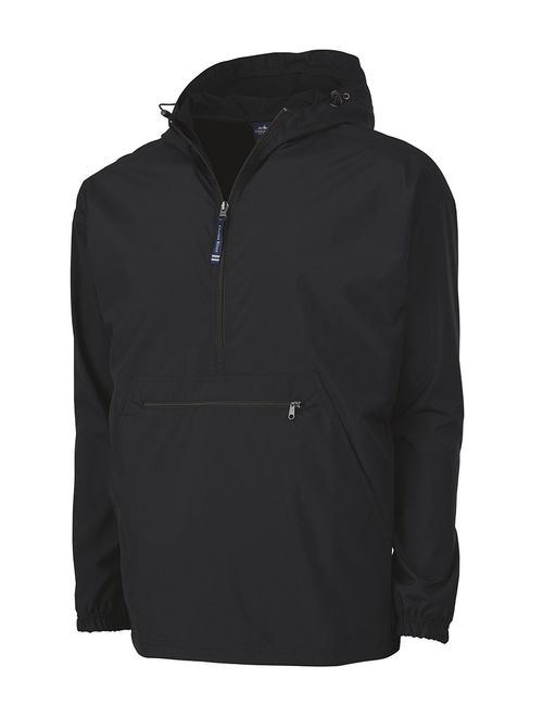 Charles River Apparel Pack-N-Go Wind & Water-Resistant Pullover (Reg/Ext Sizes)