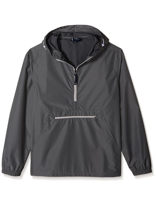 Charles River Apparel Pack-N-Go Wind & Water-Resistant Pullover (Reg/Ext Sizes)