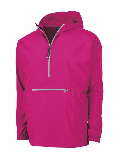 Charles River Apparel Pack-N-Go Wind & Water-Resistant Pullover (Reg/Ext Sizes)