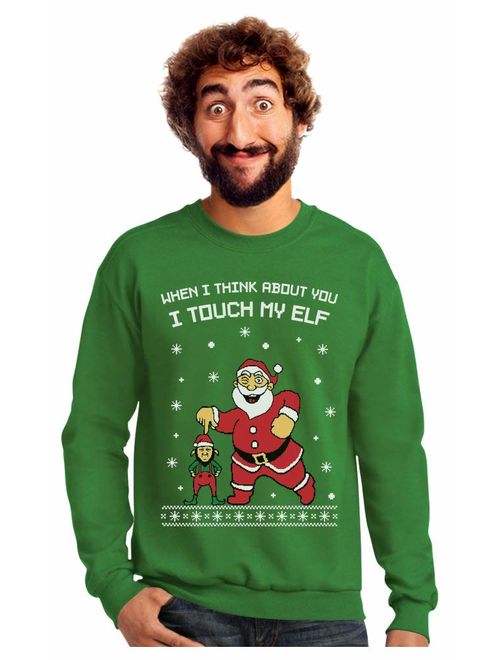 I Touch My Elf Ugly Christmas Sweater Sweatshirt