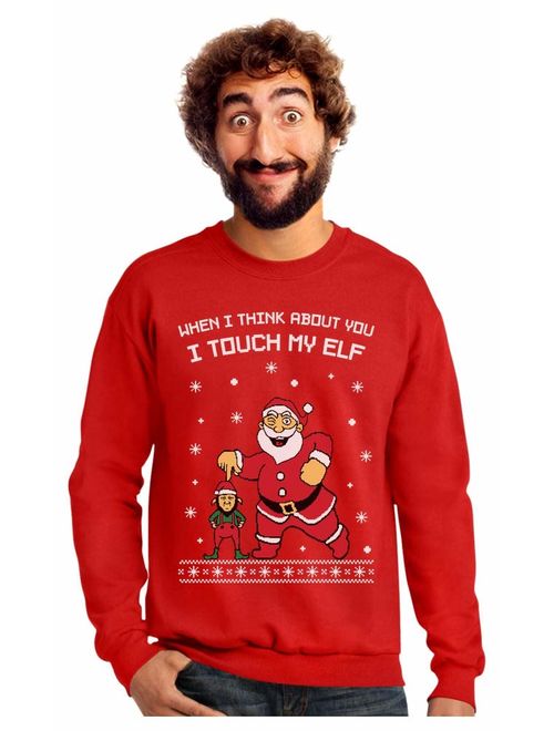 I Touch My Elf Ugly Christmas Sweater Sweatshirt