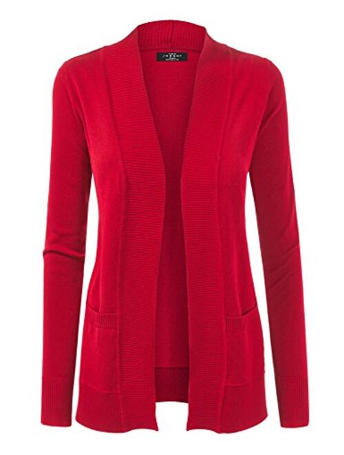 Made by Johnny MBJ Womens Open Front Draped Knit Shawl Cardigan