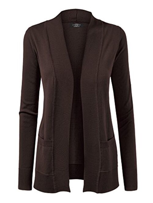 Made by Johnny MBJ Womens Open Front Draped Knit Shawl Cardigan