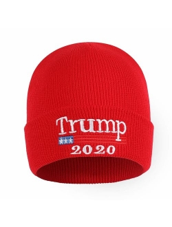 Make America Great Again Hat Donald Trump USA MAGA Cap Cotton Stretchy Baseball Hat Ski Winter Beanie Hat
