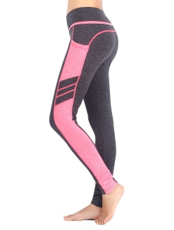 Sugar Pocket Women's Workout Leggings Running Tights Yoga Pants