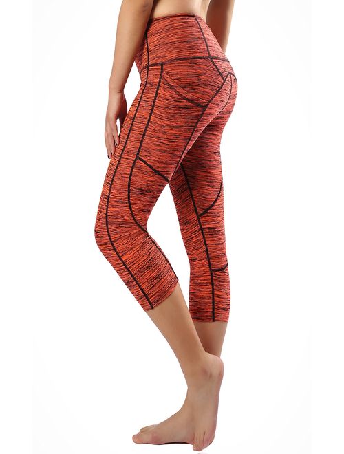 Sugar Pocket Women's Workout Leggings Running Tights Yoga Pants