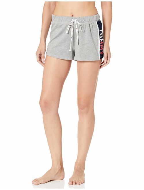 Tommy Hilfiger Women's Retro Style Lounge Short Bottom with Hilfiger Logo Waistband