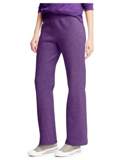 Women's Fleece Pant Open Leg Sweatpants, Regular S - 2XL