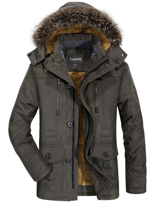 fur lined hooded jacket