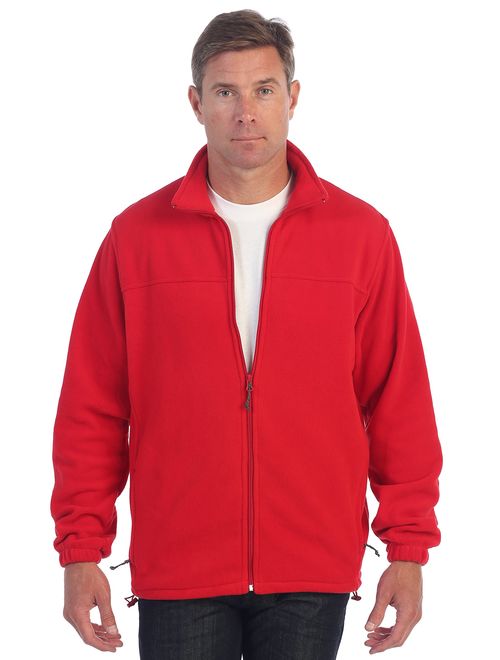 Gioberti Mens Full Zip Polar Fleece Jacket