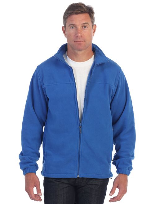 Gioberti Mens Full Zip Polar Fleece Jacket