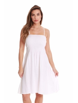 Riviera Sun Strapless Tube Short Dress Summer Dresses