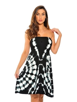 Riviera Sun Strapless Tube Short Dress Summer Dresses