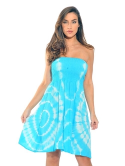 Riviera Sun Strapless Tube Short Dress Summer Dresses