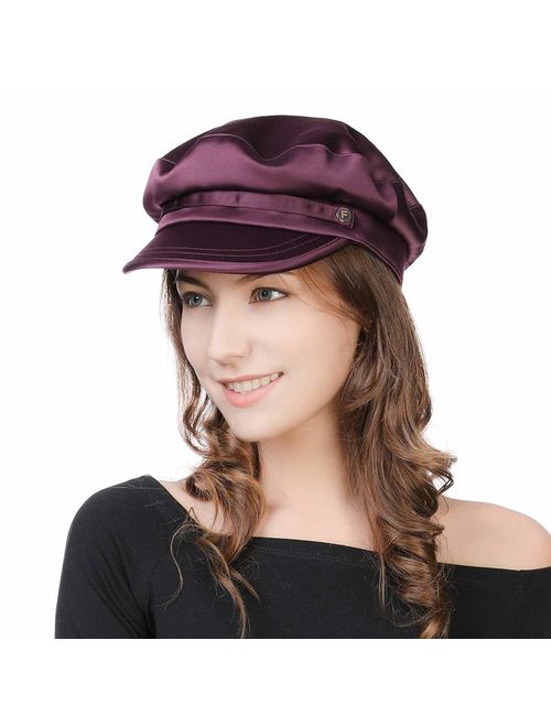 Comhats 2019 New Womens Visor Beret Newsboy Hat Cap for Ladies Merino Wool