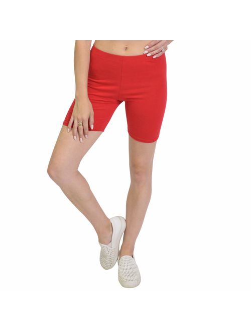 Stretch Is Comfort Bike Shorts for Girls and Women | Women's Athletic Workout Shorts | Cotton | SM-5XL