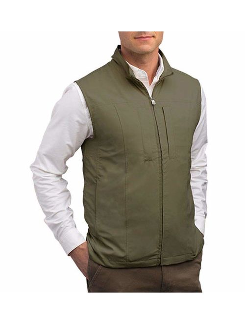 SCOTTeVEST RFID Travel Vest for Men 26 Pockets, Utility Vest for Travel