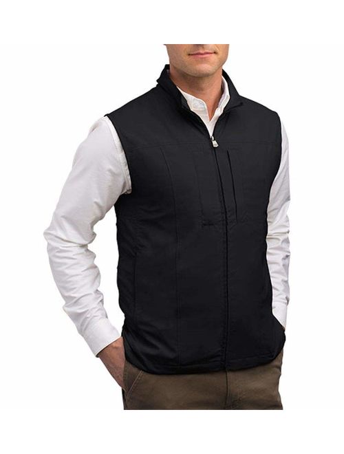 SCOTTeVEST RFID Travel Vest for Men 26 Pockets, Utility Vest for Travel