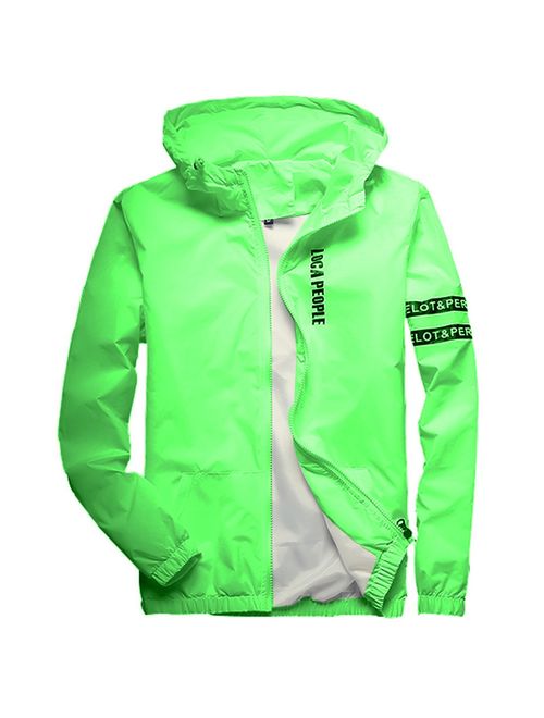 Homaok Men's Lightweight Breathable Jacket