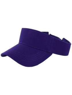 DealStock Plain Men Women Sport Sun Visor One Size Adjustable Cap (29+ Colors)