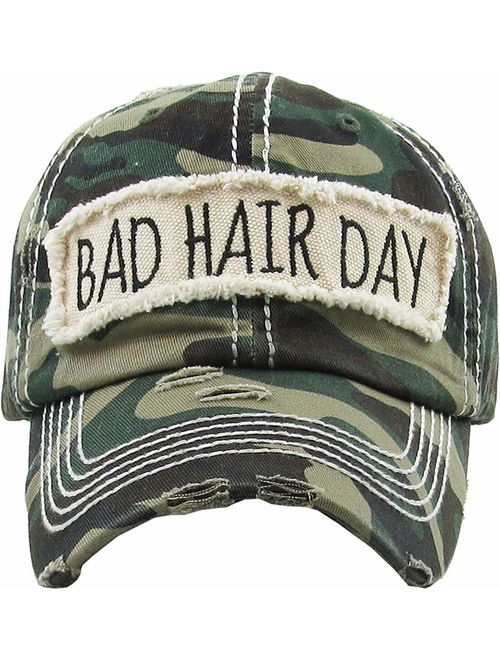 Funky Junque Womens Baseball Cap Distressed Vintage Unconstructed Embroidered Dad Hat