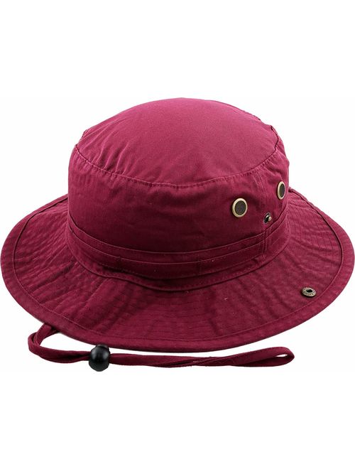 KBETHOS Unisex Washed Cotton Bucket Hat Summer Outdoor Cap