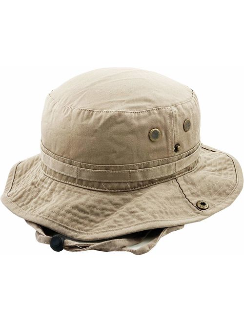 KBETHOS Unisex Washed Cotton Bucket Hat Summer Outdoor Cap