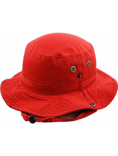 KBETHOS Unisex Washed Cotton Bucket Hat Summer Outdoor Cap