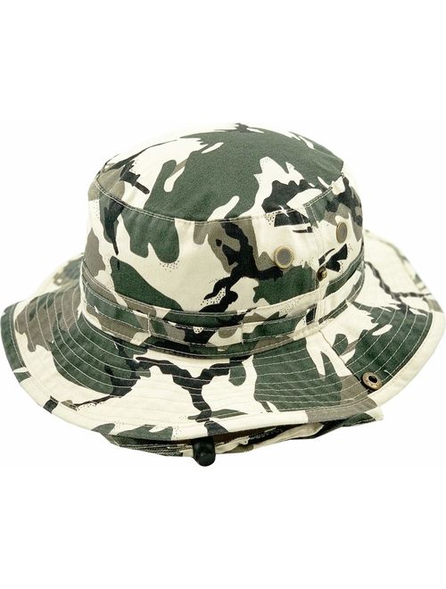 KBETHOS Unisex Washed Cotton Bucket Hat Summer Outdoor Cap