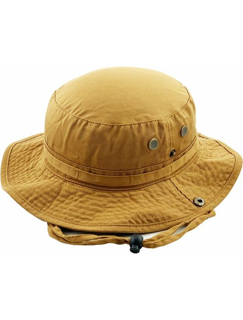 KBETHOS Unisex Washed Cotton Bucket Hat Summer Outdoor Cap