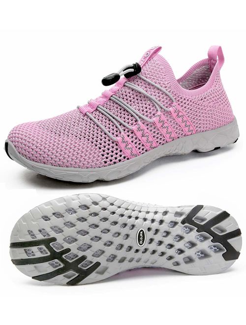 DLGJPA Women's Quick Drying Water Shoes for Beach or Water Sports Lightweight Slip On Walking Shoes