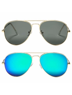 Pro Acme Classic Polarized Aviator Sunglasses for Men and Women UV400 Protection