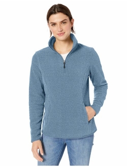 Women's Quarter-Zip Polar Fleece Pullover Jacket