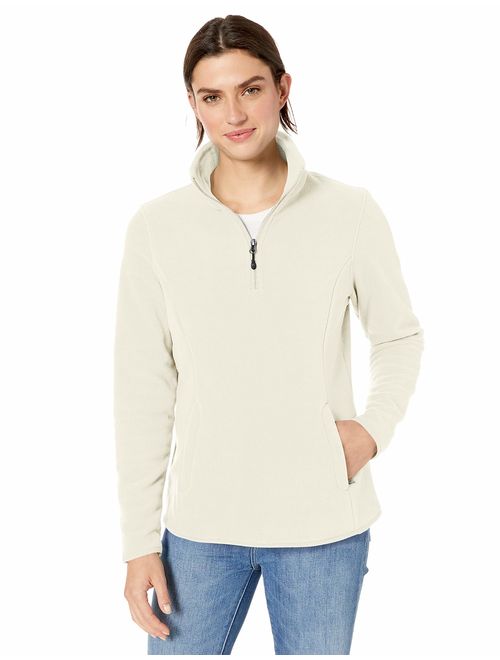 Amazon Essentials Women's Quarter-Zip Polar Fleece Pullover Jacket