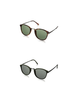 A.J. Morgan Castro Round Sunglasses