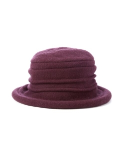 Women's Packable Boiled Wool Cloche