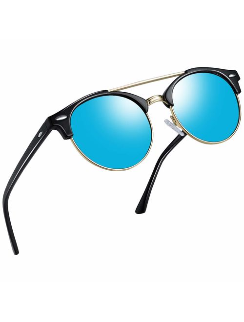 Joopin Vintage Round Sunglasses for Women Retro Brand Polarized Sun Glasses E3447