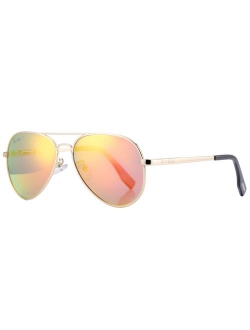 Pro Acme Small Polarized Aviator Sunglasses for Adult Small Face and Junior,52mm