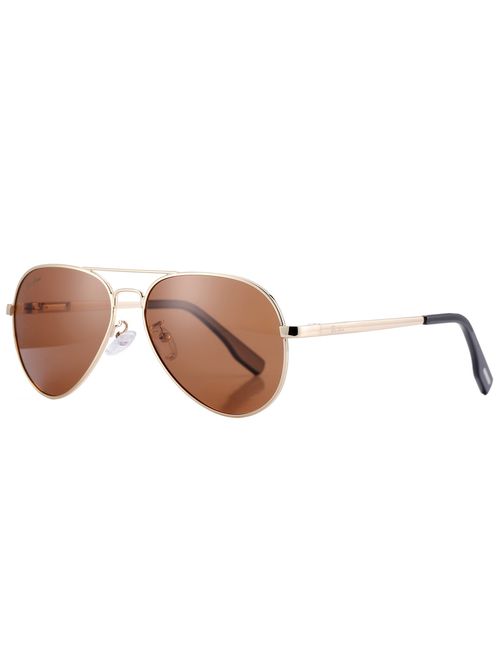 Pro Acme Small Polarized Aviator Sunglasses for Adult Small Face and Junior,52mm