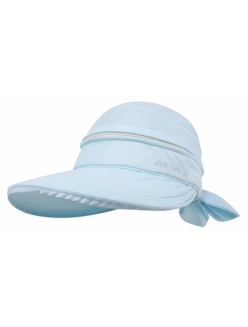 Simplicity Women's UPF 50+ UV Sun Protective Convertible Beach Visor Hat