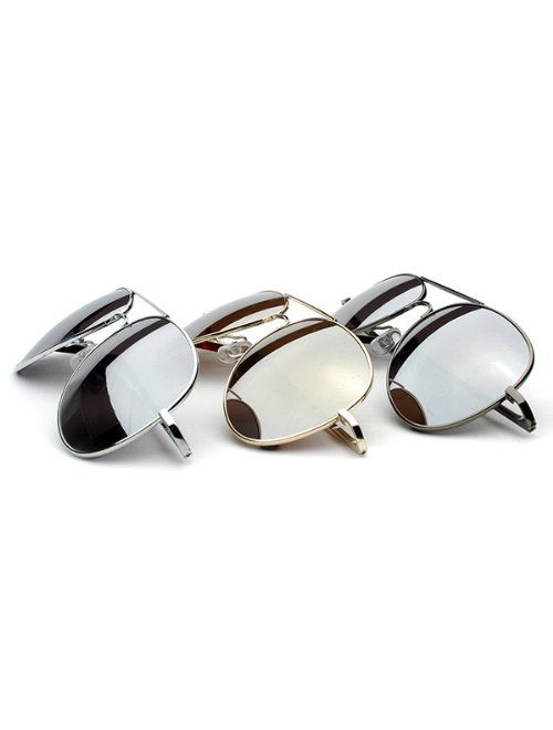 Mirrored Aviator Sunglasses for Men Women Military Sunglasses