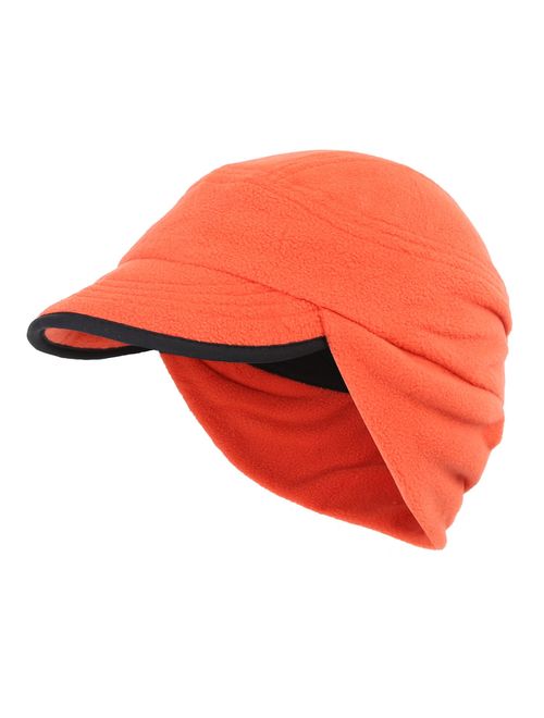 Home Prefer Winter Warm Skull Cap Outdoor Windproof Fleece Earflap Hat with Visor