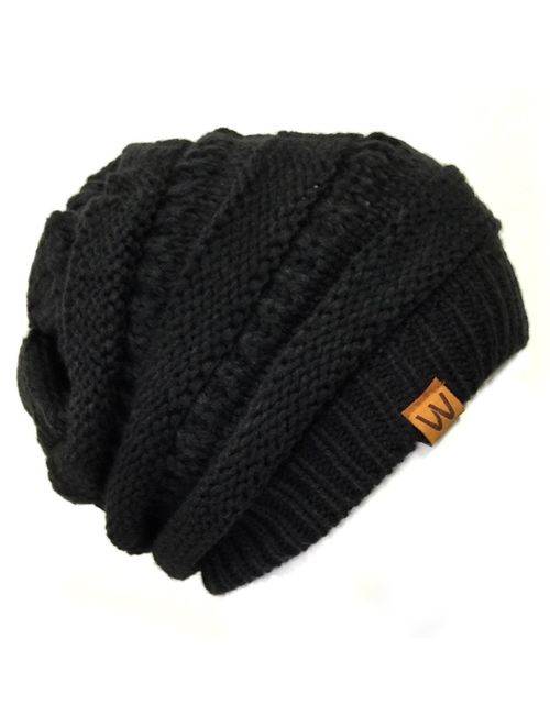 Wrapables Winter Warm Knitted Infinity Scarf and Beanie Hat
