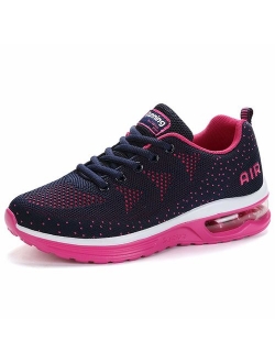 RUMPRA Women Sneakers Lightweight Air Cushion Gym Fashion Shoes Breathable Walking Running Athletic Sport