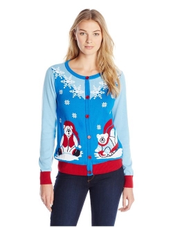 Ugly Christmas Sweater Company Women's Assorted Xmas Cardigan Sweaters