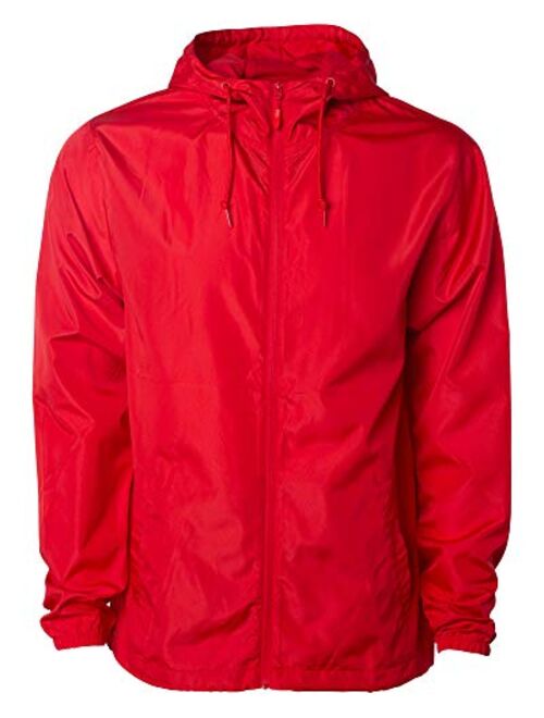 Global Blank Men's Lightweight Windbreaker Winter Jacket Water Resistant Shell