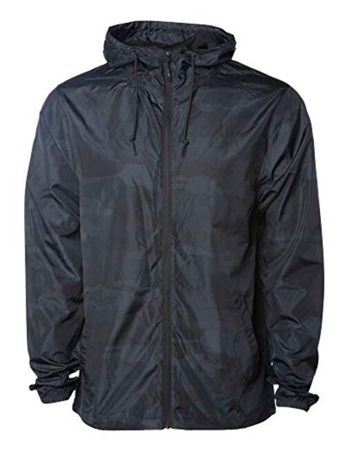 Global Blank Men's Lightweight Windbreaker Winter Jacket Water Resistant Shell