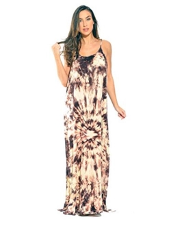 Riviera Sun Tie Dye Spaghetti Strap Maxi Dress